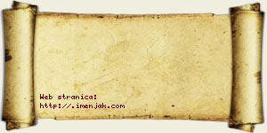 Anđela Egerić vizit kartica